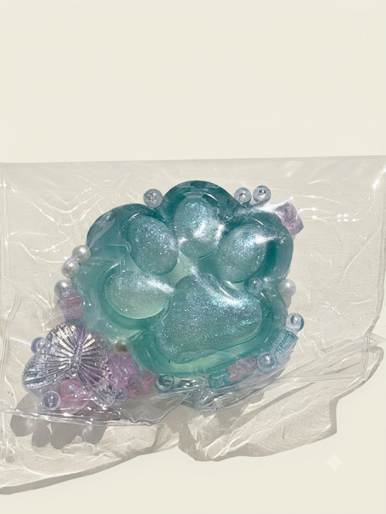 Blue Clear Tabba Small Squishy Plush