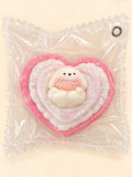 Glitter Heart Bunny Squishy Toy