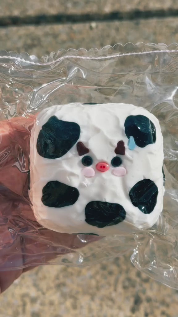 Cow Print Loaf Squishy Toy