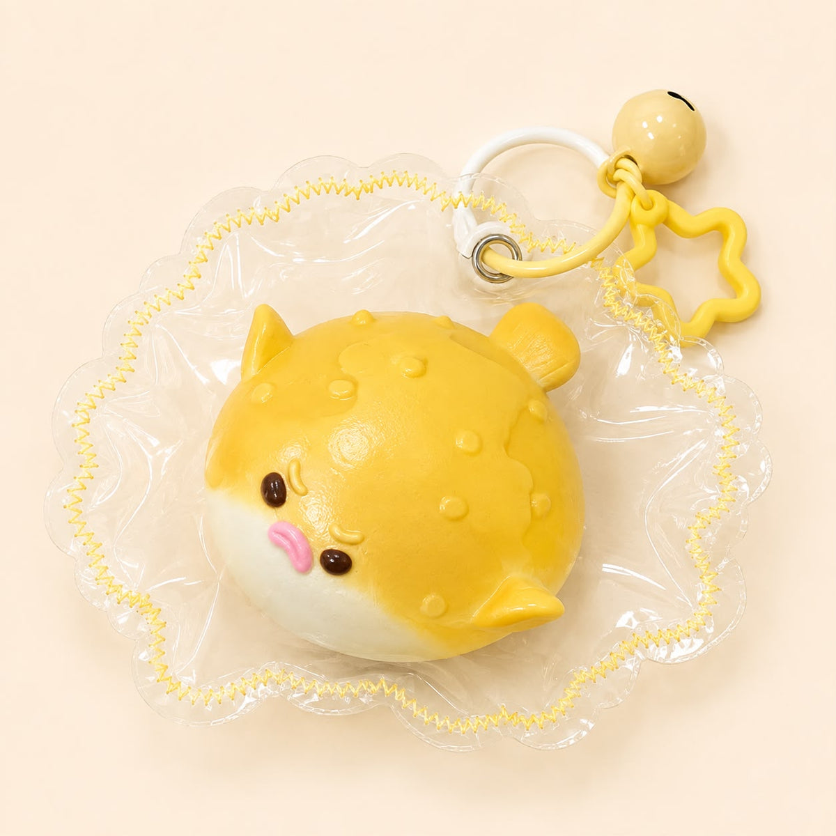 Yellow Pufferfish Ocean Squishy Plush